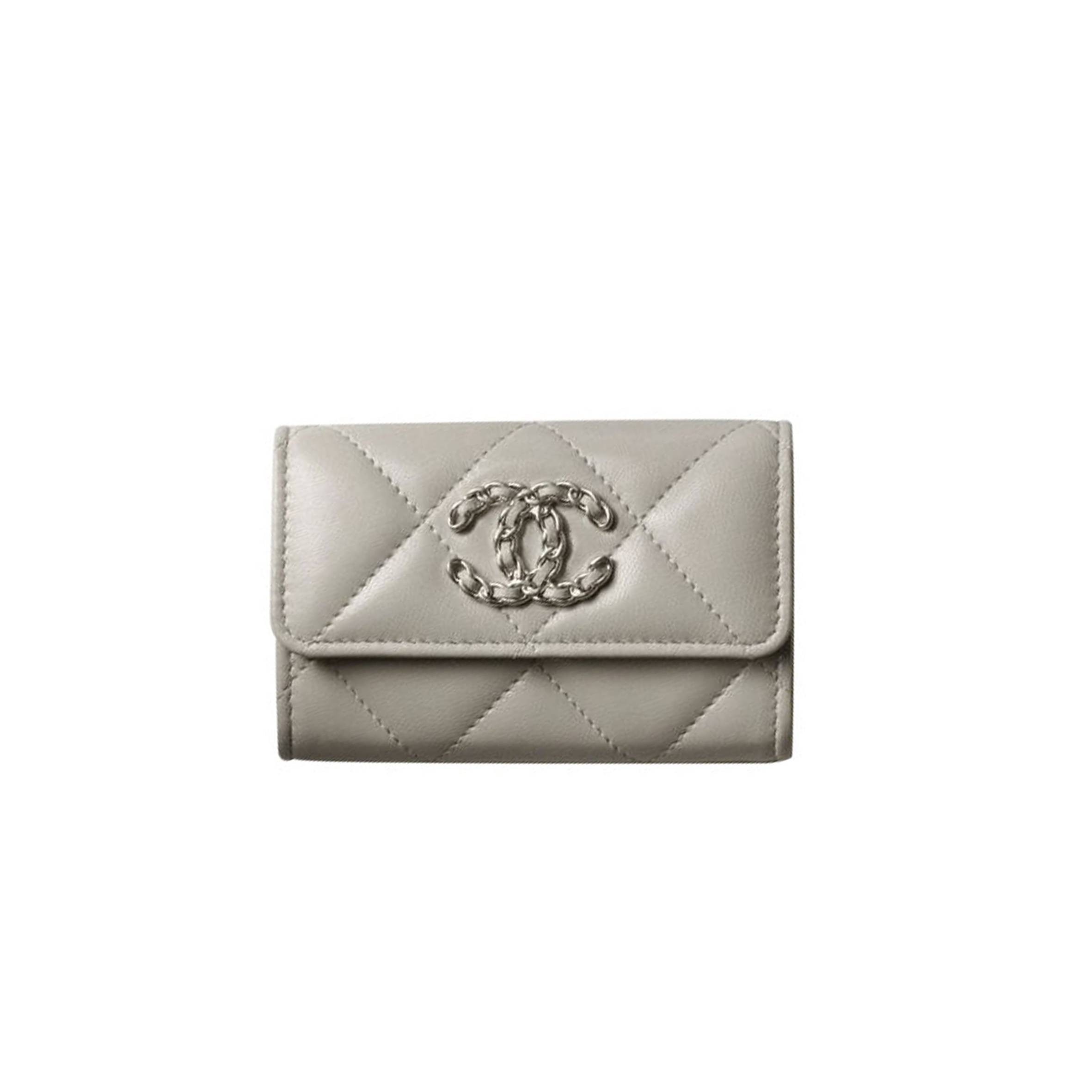 CHANEL CHANEL 19 FLAP CARD HOLDER AP1790 B07327 NJ530 (11.3*7.5*2.1cm)